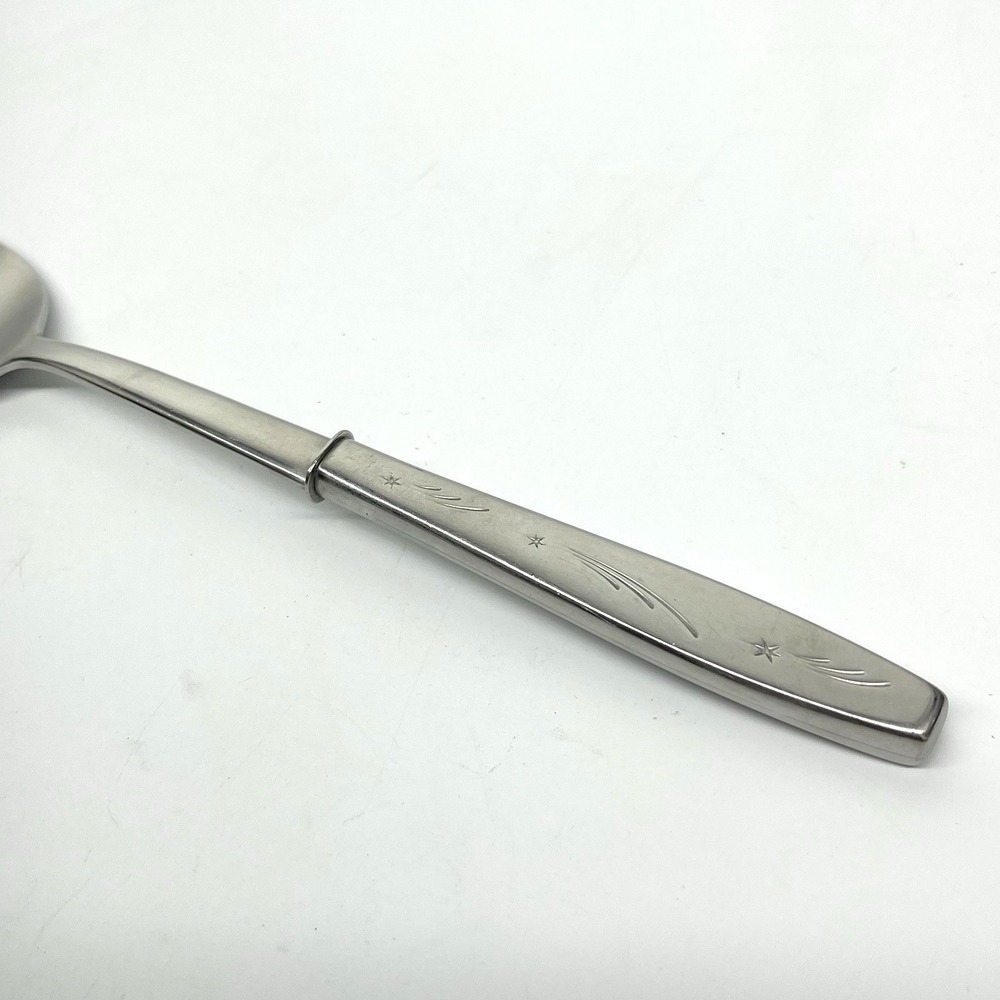 Vintage 1950s International Stainless TONIGHT Shooting Stars Pattern Salad Fork - Picture 4 of 6